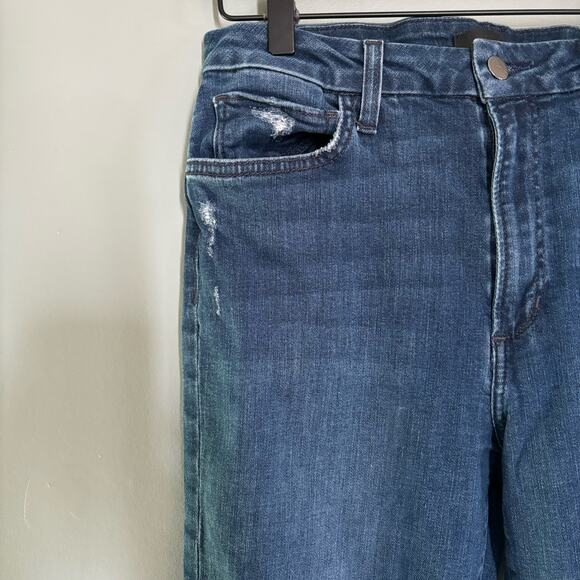 Joe's Flawless High Rise Curvy Skinny Ankle Blue Jeans Size 30 - Picture 5 of 5